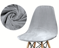 POKROWIEC NA KRZESŁO SKANDYNAWSKIE WELUR AKSAMIT