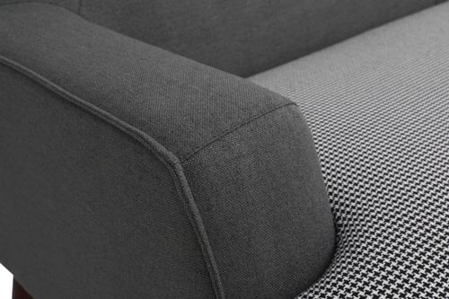 Sofa tapicerowana Cory szara na Arena.pl