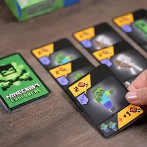 Minecraft Explorers - kooperacyjna gra karciana towarzyska Wersja podróżna zdjęcie 8