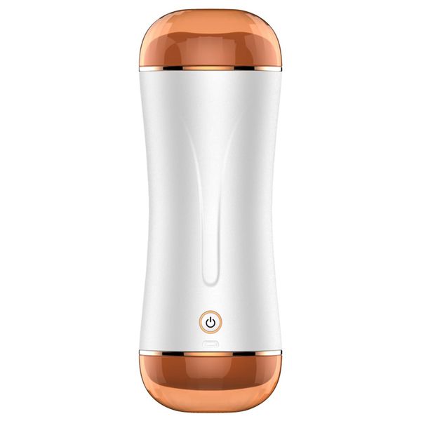 Masturbator-Boss Series-Vibrating Masturbation Cup USB 10 function + Interactive Function / Double Ends zdjęcie 3