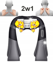 Masażer Karku Szyi Pleców Ciała Shiatsu z Ostukiwaniem Pas Masujący 2w1
