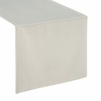 Obrus elegancki z welwetu z ozdobną Kantą 40X140 beżowy