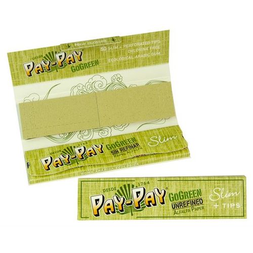 box - 24 x bibułki pay-pay gogreen king size slim + filterki na Arena.pl