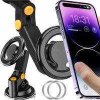 2 x Uchwyt samochodowy magnetyczny na telefon do samochodu auta na szybę ko
