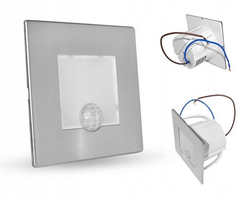 Lampka schodowa LED z czujnikiem ruchu 230V na Arena.pl