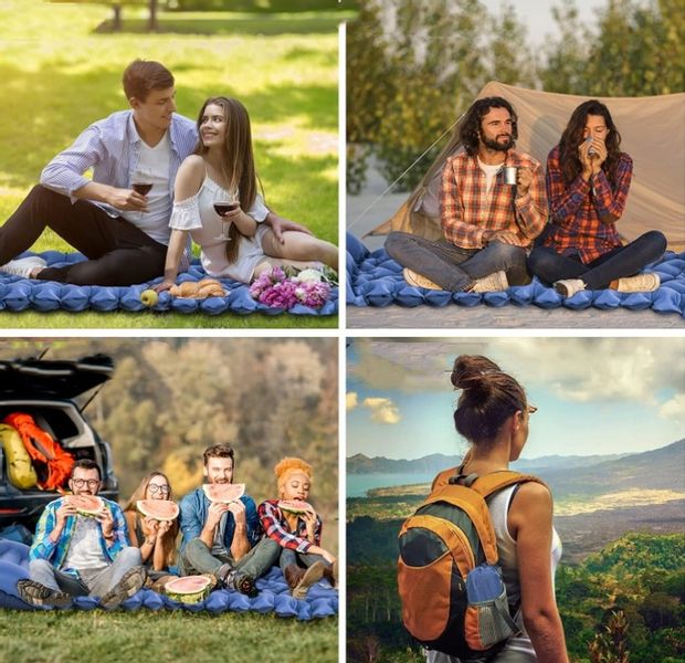 MATA SAMOPOMPUJĄCA KARIMATA 200x70x10CM Z PODUSZKĄ zdjęcie 7