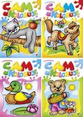 książeczka z naklejkami SAM KOLORUJĘ | 00021