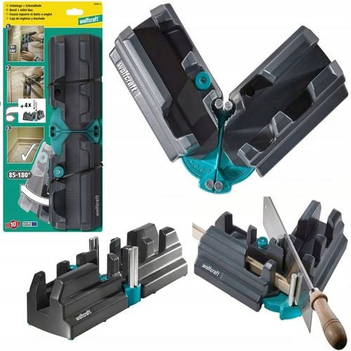 WOLFCRAFT Regulowana skrzynka uciosowa do listew przypodłogowych 100mm na Arena.pl