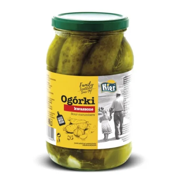 Ogórki kwaszone 860g/480g zdjęcie 1