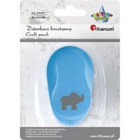 dziurkacz kreatywny 25 mm titanum - słoń 82e