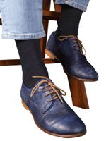 Skarpety męskie z modalu skarpetki eleganckie ze wzorem czarne 39-42 YOCLUB