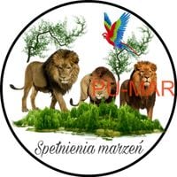 Opłatek na tort Lew Król Zwierząt Kot Kocur Kotek Gepard Puma Tygrys