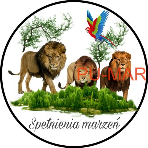 Opłatek na tort Lew Król Zwierząt Kot Kocur Kotek Gepard Puma Tygrys na Arena.pl