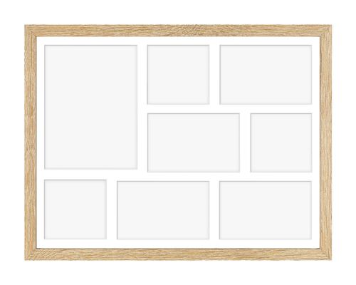 Ramka na 8 zdjęć Hekla 40x50x8 MDF galeria zdjęć sonoma jasna 1szt. na Arena.pl