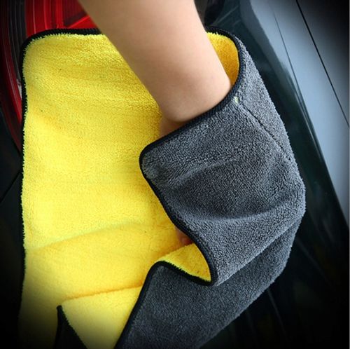 PUSZYSTY RĘCZNIK DO OSUSZANIA AUTA MIKROFIBRA 30*30 CM, 500gsm na Arena.pl