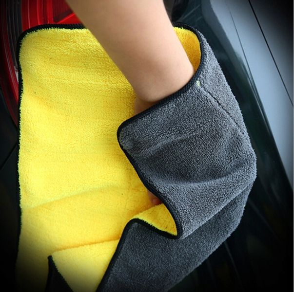 PUSZYSTY RĘCZNIK DO OSUSZANIA AUTA MIKROFIBRA 30*30 CM, 500gsm zdjęcie 2