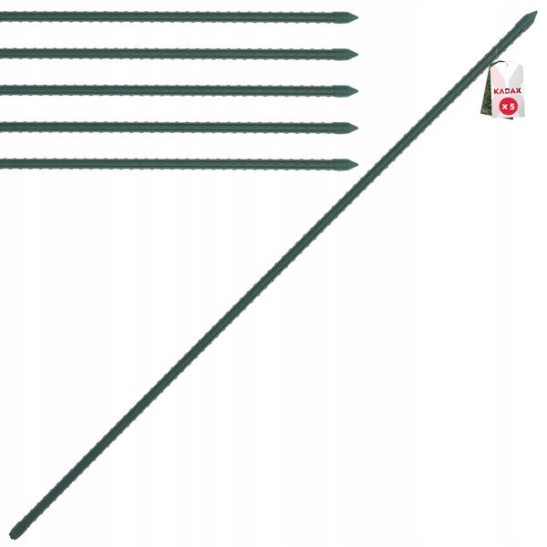 TYCZKA PODPÓRKA ROŚLIN STAL POWLEKANA 120cm 5szt zdjęcie 1