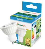 Żarówka LED GU10 6W 230V 45° zimna CW SPECTRUM