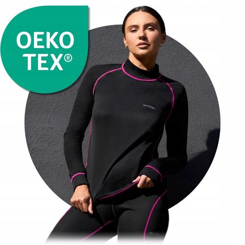 Koszulka Termoaktywna Damska M L Bielizna Odzież Termiczna Bluzka Bluza Róż na Arena.pl