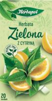 HERBAPOL HERBATA EXPRESOWA ZIELONA Z CYTRYNĄ 20TB