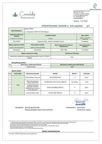 Olejek Konopny CBD Dla Psa 5% 11ml bez THC Weterynaryjny na Arena.pl
