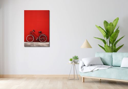 Obraz 60x90cm Czerwony Rower na Arena.pl