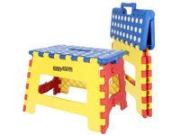 Taboret stołek składany antypoślizgowy krzesło podest 150kg 22cm multikolor