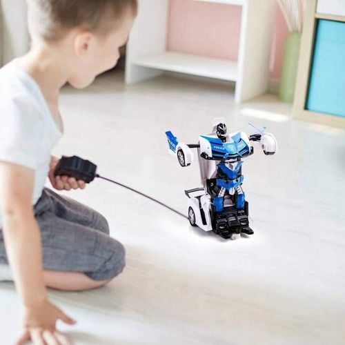 2w1 SAMOCHÓD STEROWANY RADIOWÓZ ROBOT POLICJA AUTOBOT PILOT TRANSFORMACJA na Arena.pl