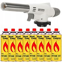 PALNIK GAZOWY KARTUSZ CERAMICZNY LUTLAMPA + 8x GAZ