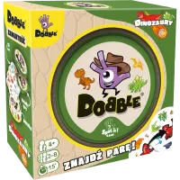 Prosta gra dla dzieci na spostrzegawczość - Dobble Dinozaury - Znajdź parę