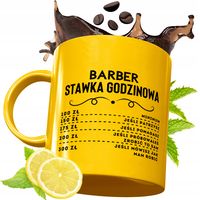 Złoty Kubek Premium Dla Barbera Na Prezent Z Nadrukiem Ze Zdjęciem