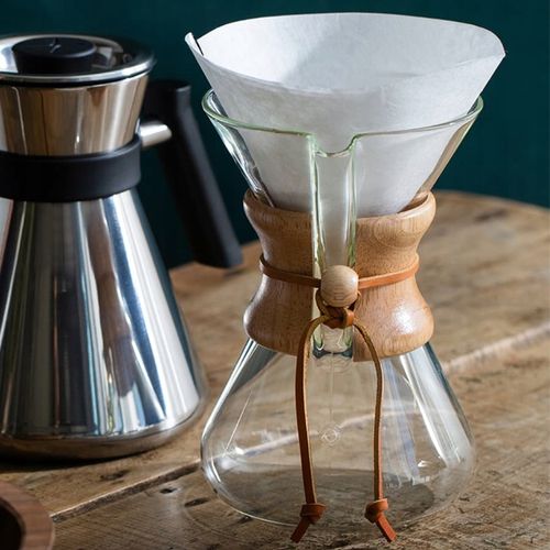 Filtry Papierowe Chemex Okrągłe 100szt Białe 6,8,10 filiżanek Coffee na Arena.pl