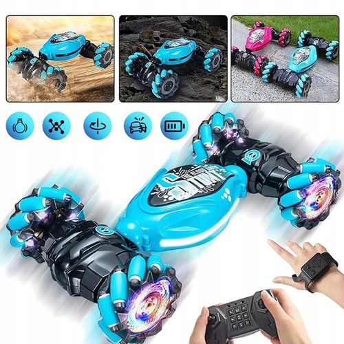 AUTO KASKADERSKIE SAMOCHÓD STEROWANY RĘKĄ GESTAMI +PILOT - AUTO 4X4 LED na Arena.pl