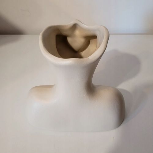 Wazon Asir ceramika 17 x 11 x 14 cm szary na Arena.pl