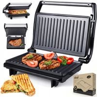 GRILL OPIEKACZ ELEKTRYCZNY 1500W KONTAKTOWY MOCNY