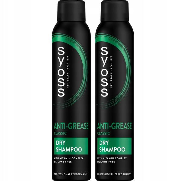 Syoss Anti Grease Suchy Szampon 2x200ml zdjęcie 2