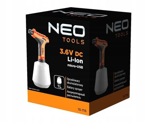 OPRYSKIWACZ AKUMULATOROWY MICRO-USB 3.6V NEO na Arena.pl