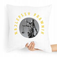 Poduszka Prezent Dla Prawnika Najlepszy Prawnik Z Nadrukiem Ze Zdjęciem