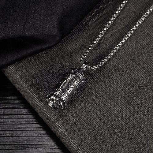 NASZYJNIK MĘSKI SEKRETNIK SREBRNY WISIOREK OTWIERANY STAL CHIRURGICZNA 316L na Arena.pl