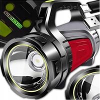 MOCNA LATARKA AKUMULATOROWA SZPERACZ LED POWERBANK ŁADOWANIE TURYSTYCZNA