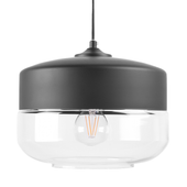 Lampa wisząca szklana czarna MURRAY