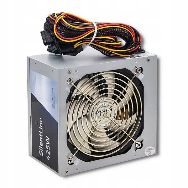 ZASILACZ ATX QOLTEC SILENTLINE 425 W zdjęcie 1