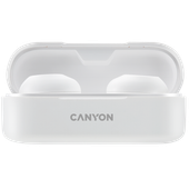 canyon słuchawki dokanałowe tws-1 białe