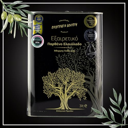 Oliwa z Oliwek GRECKA Extra Virgin 3l NIEFILTROWANA jakość ŚWIEŻY ZB. 24/25 na Arena.pl