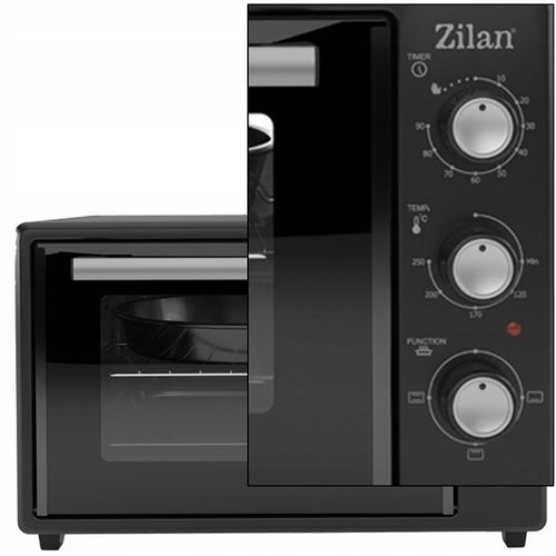 MINI PIEKARNIK ELEKTRYCZNY DOUBLE GLASS GRILL TIMER 35L 1800W na Arena.pl