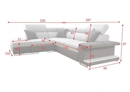 NAROŻNIK VECTOR III - PRODUCENT BRATTEX na Arena.pl
