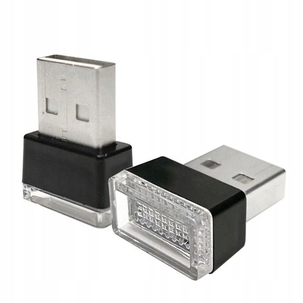 LAMPKA SAMOCHODOWA USB 5V 0,034W MINI BIAŁA zdjęcie 2