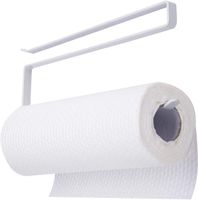 tg66801 uchwyt na ręcznik papierowy wieszak biały przykręcany