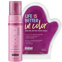 MineTan Double Dark Pianka Samoopalająca + Rękawica