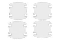 Naklejki pod klamkę samochodu auta bezbarwne 4 szt